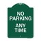 Signmission No Parking Any Time Heavy-Gauge Aluminum Architectural Sign, 24" x 18", GW-1824-9827 A-DES-GW-1824-9827 - alternate 1